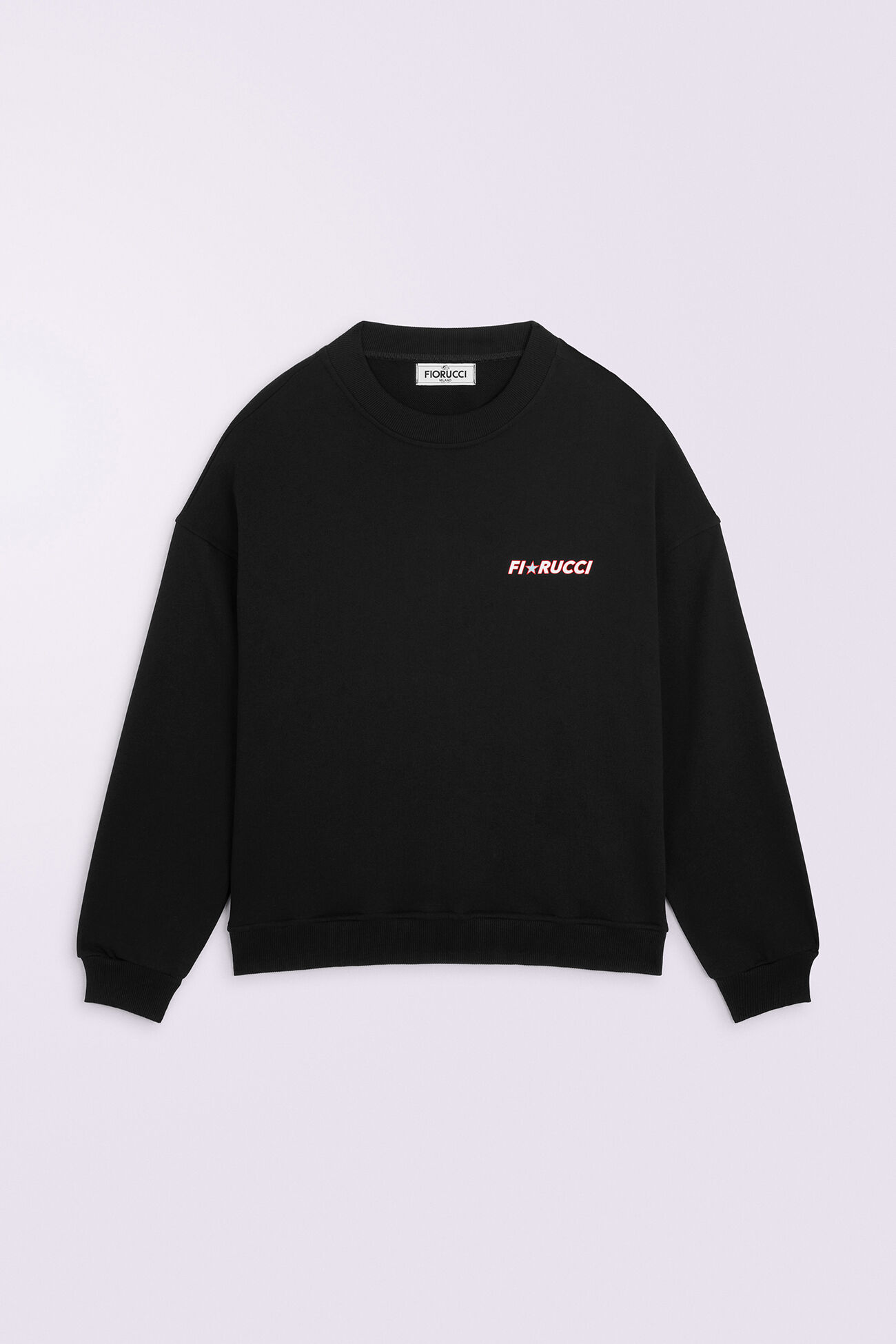 Star Logo Relaxed Sweatshirt Black